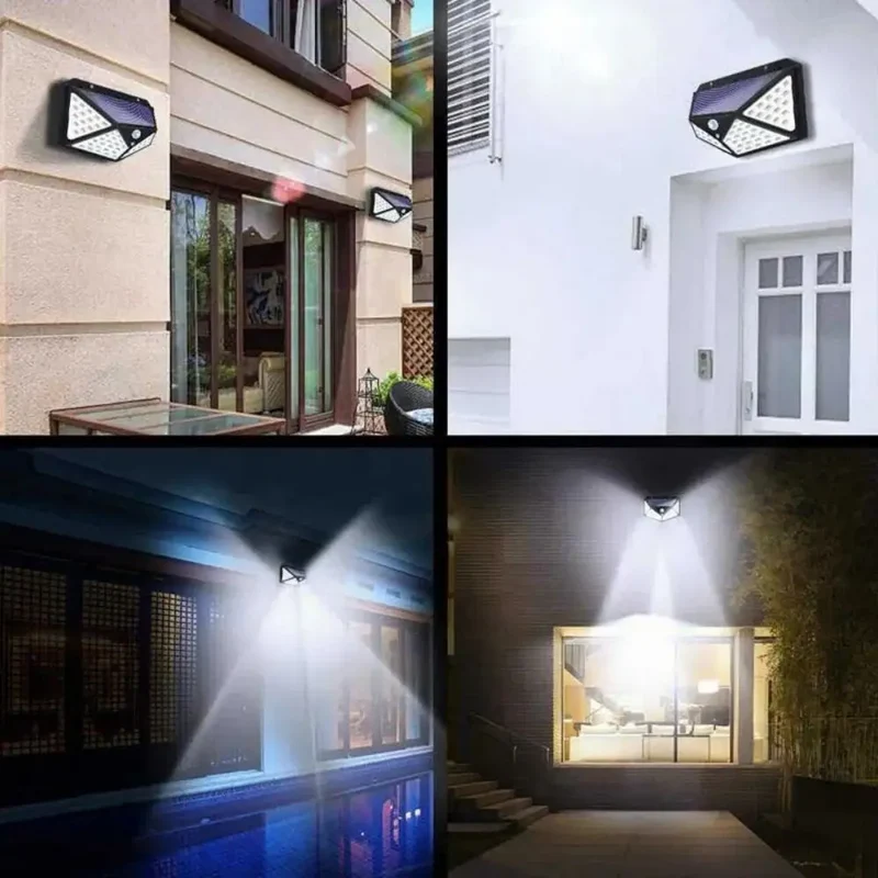Solvanta LED Solar Wandleuchte mit Bewegungssensor für Außenbereich