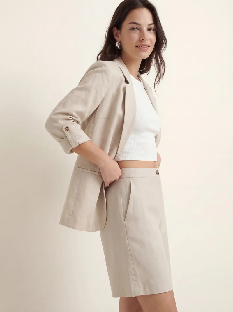 Vmjesmilo 3/4 Loose Blazer Wvn Ga N