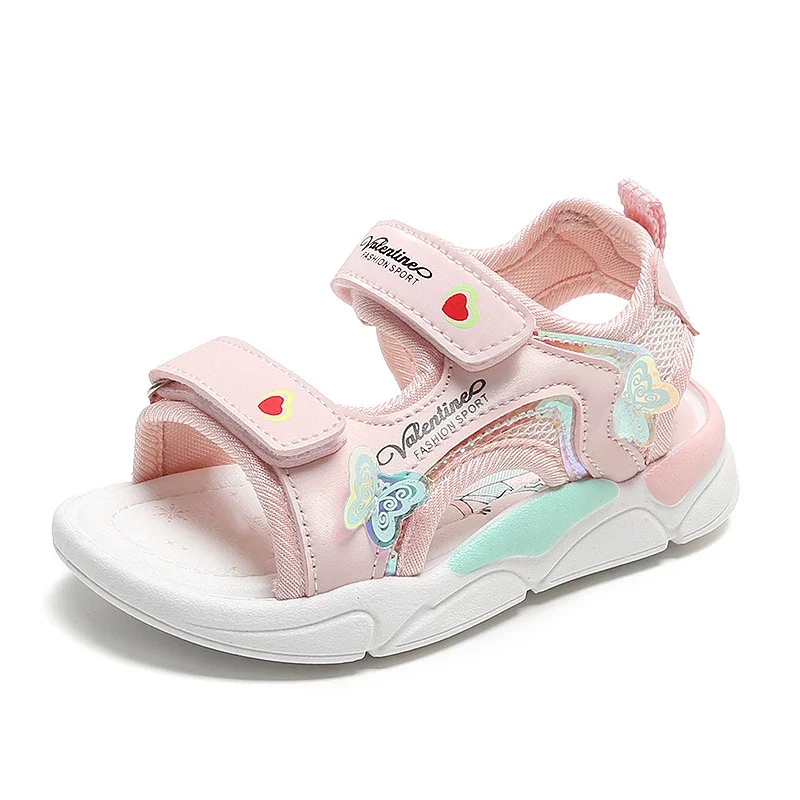 Florina Mädchen Sandalen mit Klettverschluss und rutschhemmender Sohle