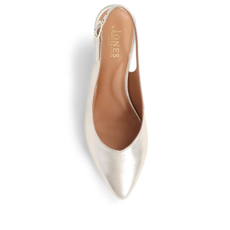 Zaria Slingback Heels - ZARIA / 325 142 - Gold