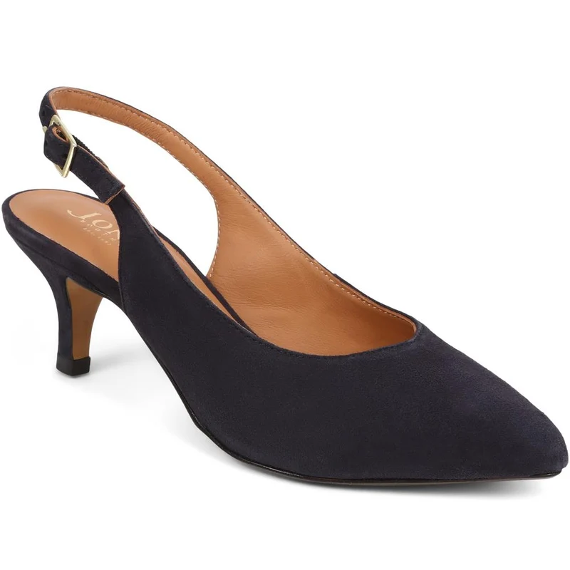 Zaria Slingback Heels - ZARIA / 325 142 - Navy
