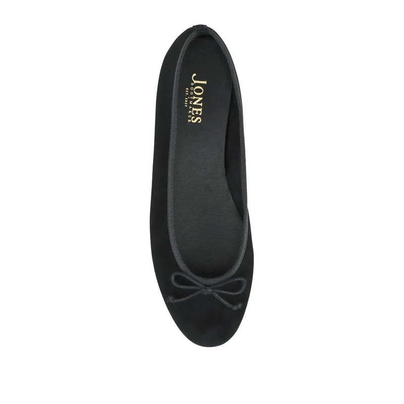 Ofelia Bow Detail Leather Pumps - OFELIA / 328 560 - Black Suede