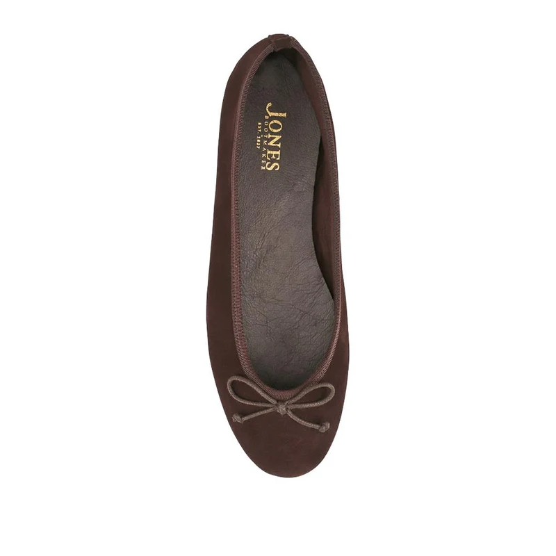 Ofelia Bow Detail Leather Pumps - OFELIA / 328 560 - Chocolate Suede