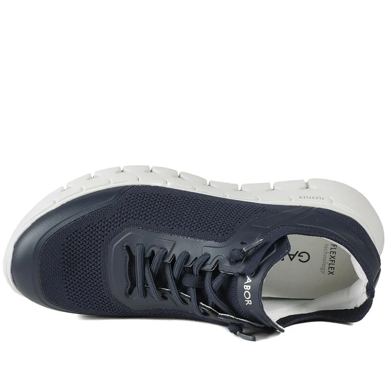 Gabor Ilea Cushioning Lace Up Trainers - GAB43516 / 328 857 - Navy