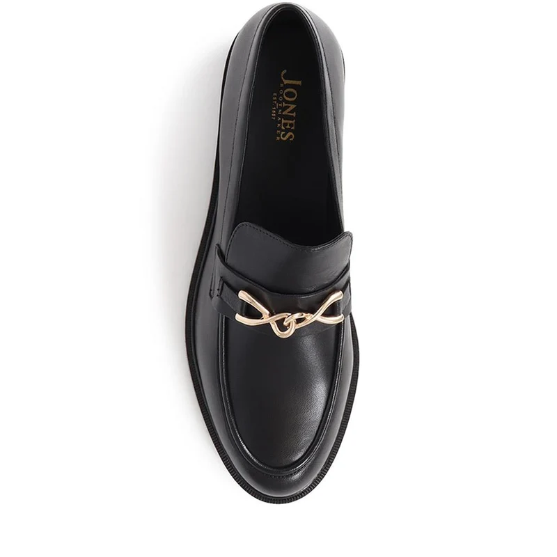 MARI Leather Loafers - MARI / 324 373 - Black