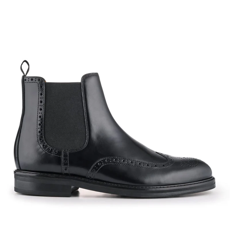 Fieldston Brogue Wingtip Chelsea Boots - FIELDSTON / 327 927