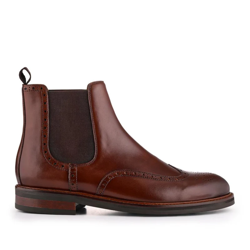 Fieldston Brogue Wingtip Chelsea Boots - FIELDSTON / 327 927