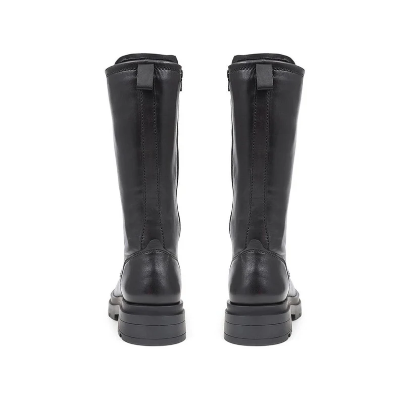 Mika Leather Lace-Up Boots - MIKA / 324 325 - Black