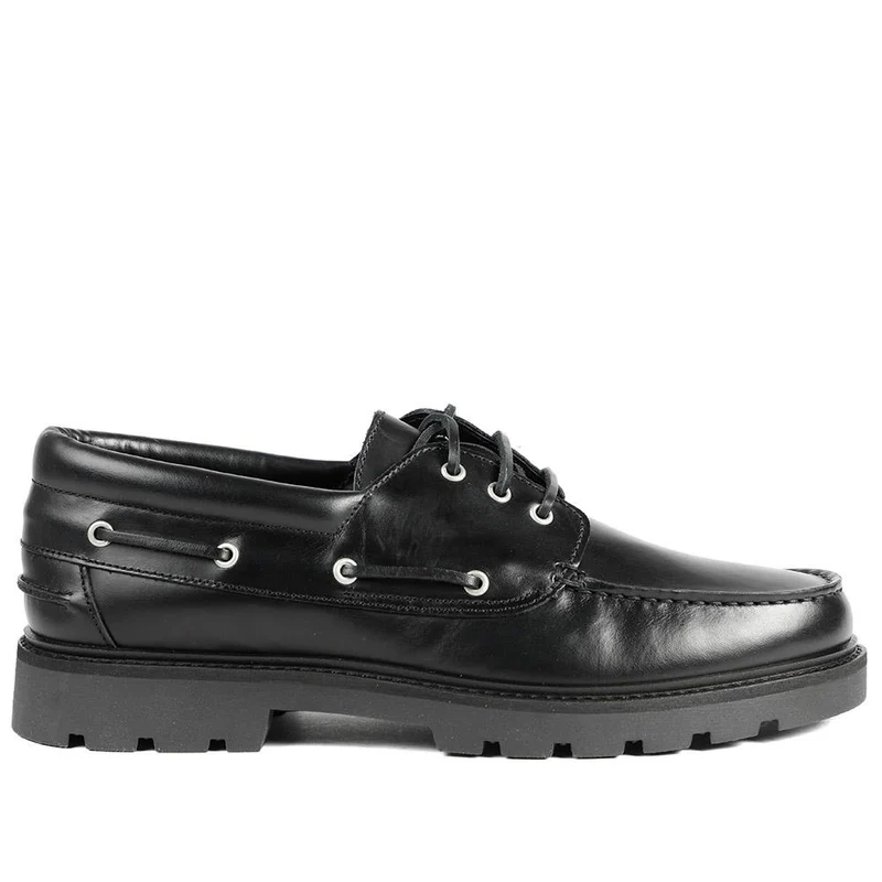 Perivale Chunky Leather Moccasins - PERIVALE / 328 812 - Black