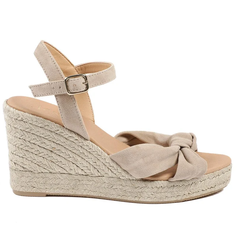 Roxie Buckled Leather Espadrilles - ROXIE / 329 083
