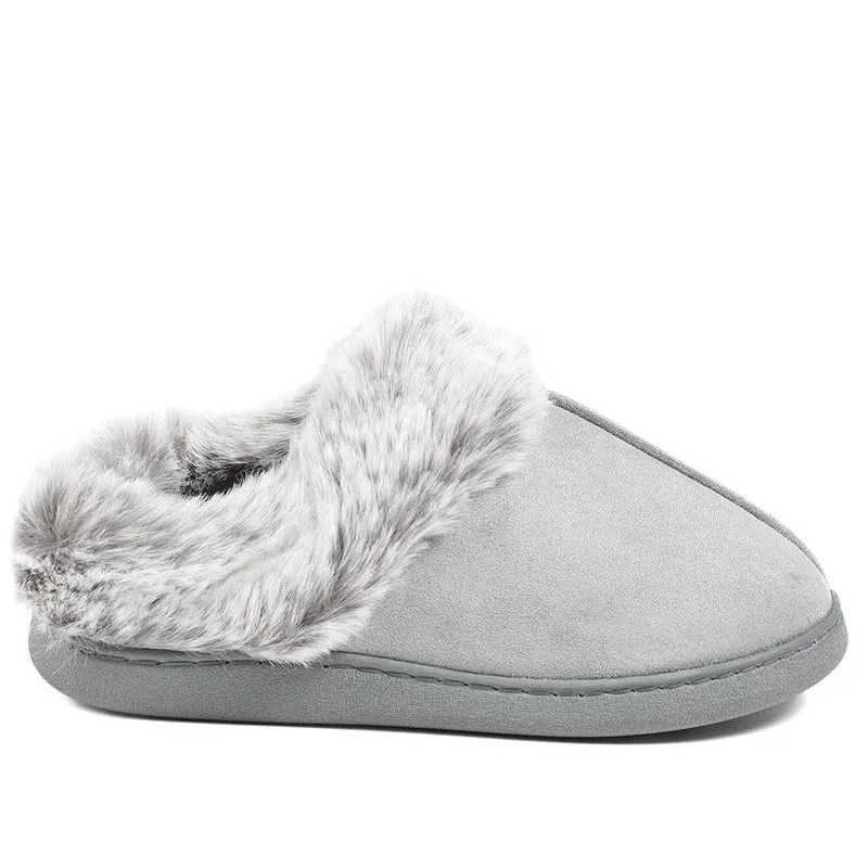 Wide Fit Soft Mule Slippers - GALOP42017 / 328 610