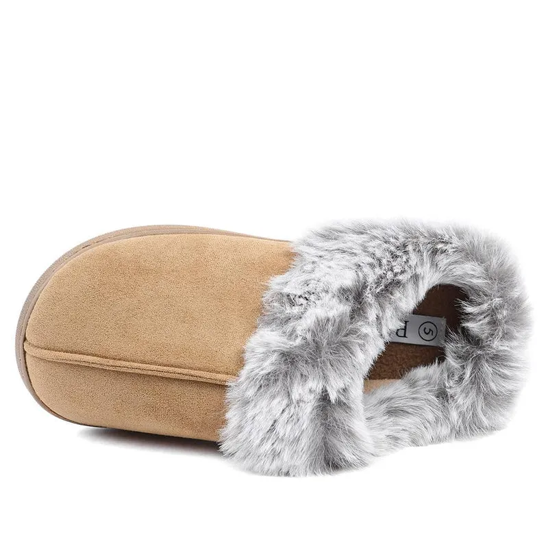 Wide Fit Soft Mule Slippers - GALOP42017 / 328 610 - Chestnut