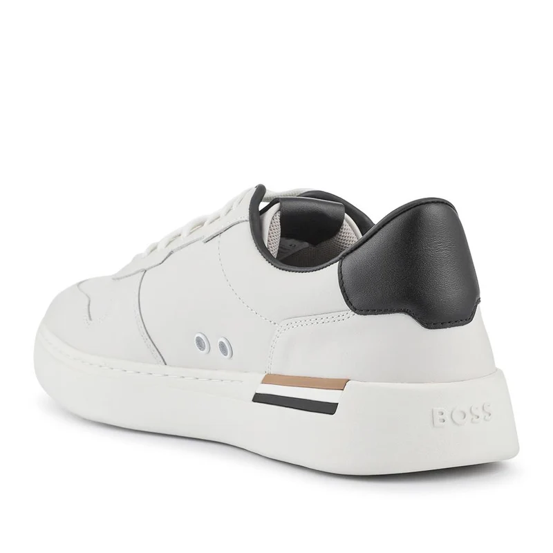 Boss Leather Cupsole Trainers - HUGO41505 / 327 625 - White