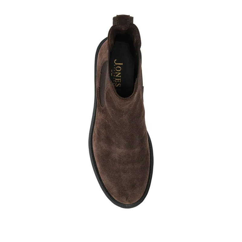 Kaiya Chunky Leather Chelsea Boots - KAIYA / 328 084 - Chocolate Suede