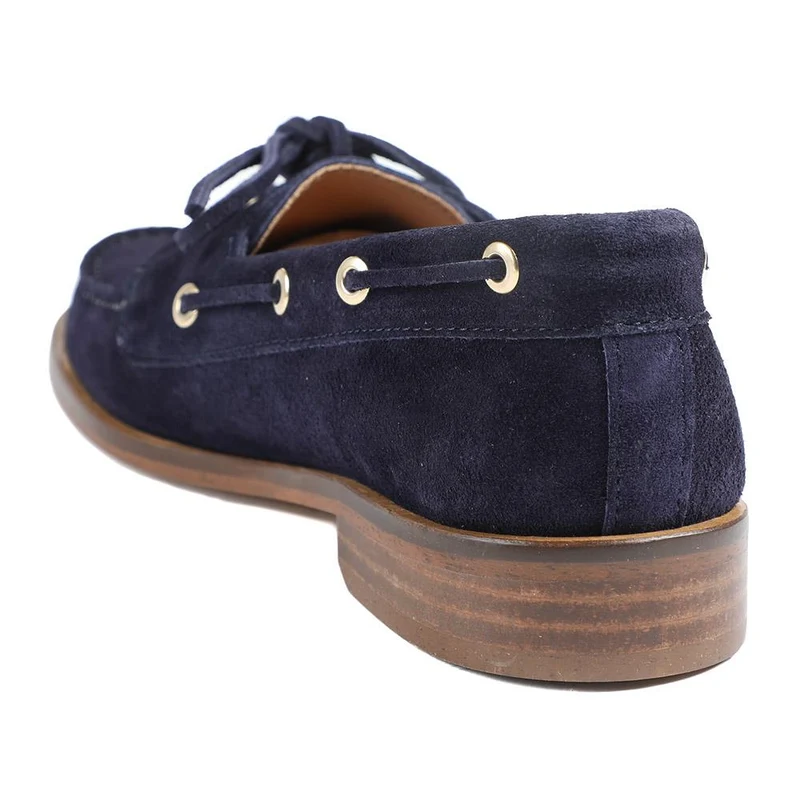 Pietra Leather Lace Up Loafers - PIETRA / 329 100 - Blue