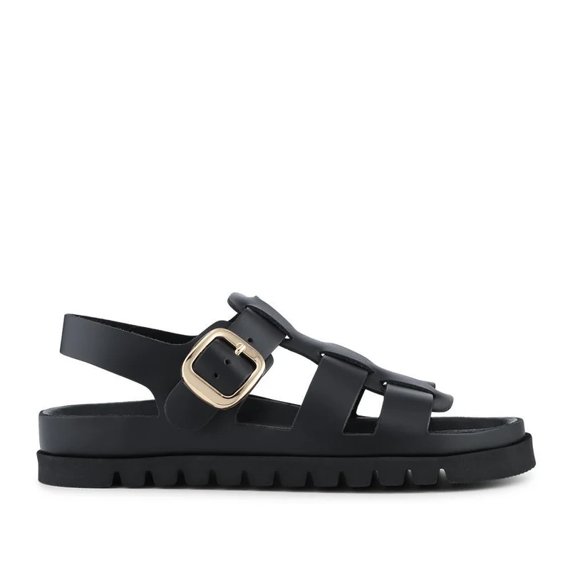 Isha Leather Buckled Fisherman Sandals - ISHA / 329 117