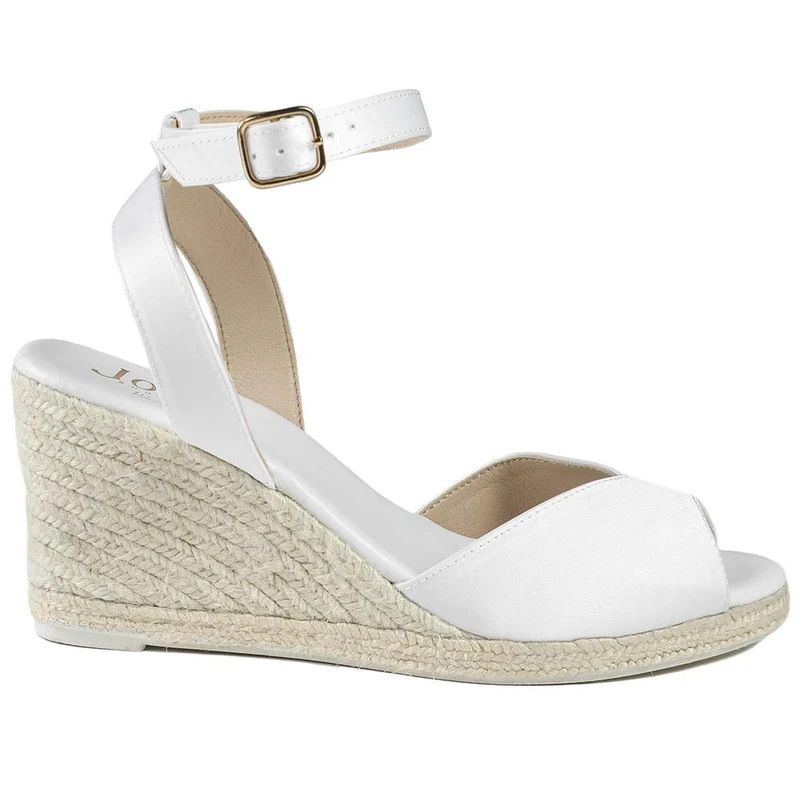 Leather Wedge-Heeled Sandals - MARCHESA / 327 169