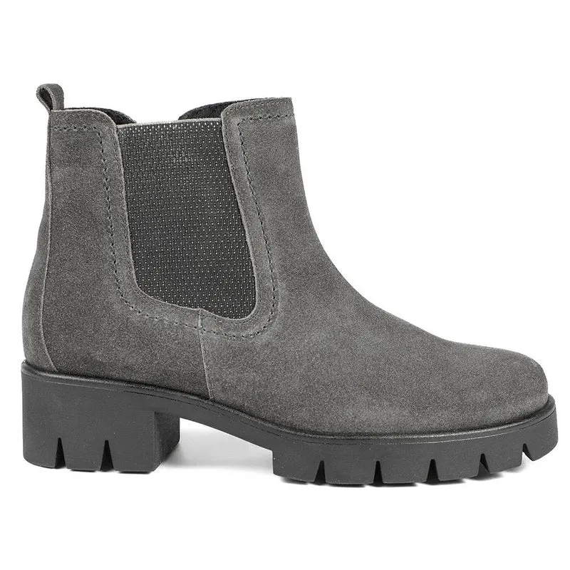 Bodo Chunky Chelsea Boots - GAB36506 / 322 689 - Grey Suede