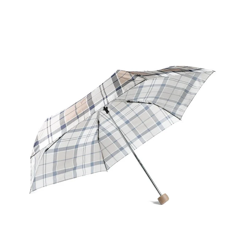 Barbour Portree Tartan Umbrella - BARBR42036 / 328 573 - Beige Multi