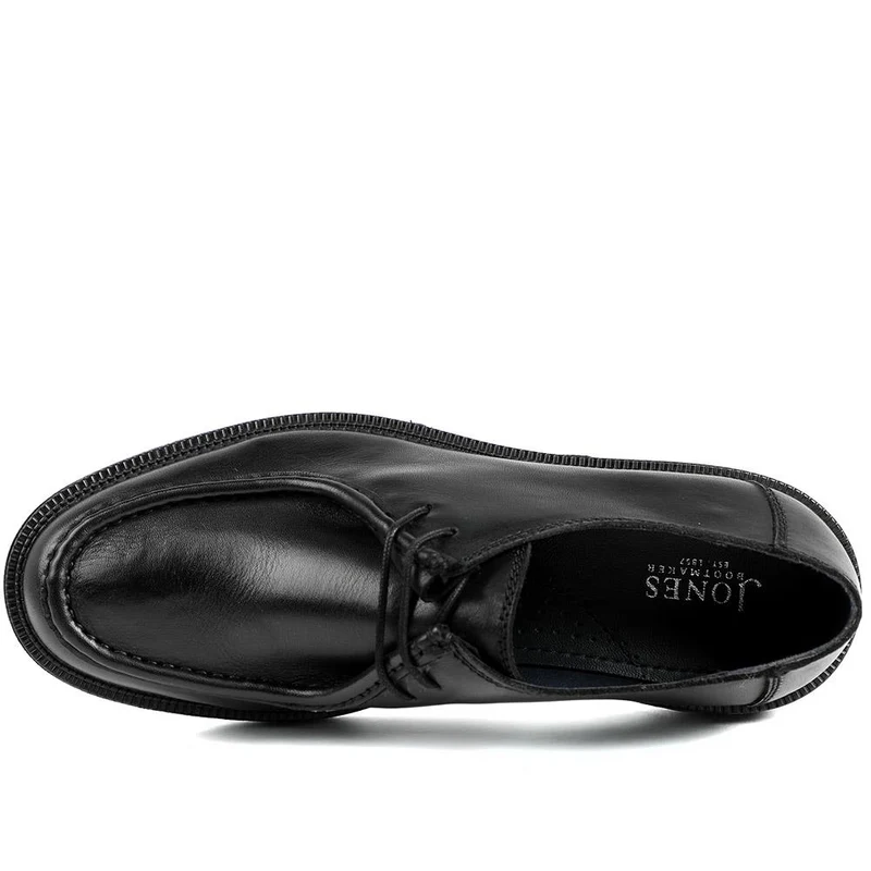 Karson Stitched Upper Smart Leather Shoes - KARSON / 328 311 - Black Leather