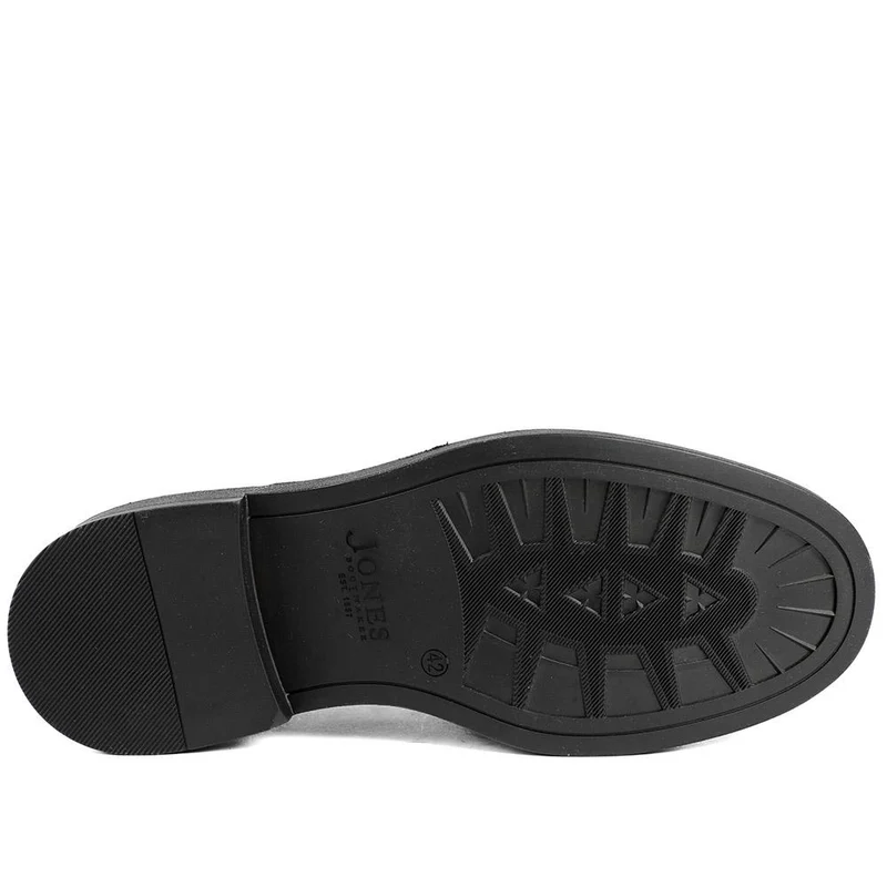 Karson Stitched Upper Smart Leather Shoes - KARSON / 328 311 - Black Leather
