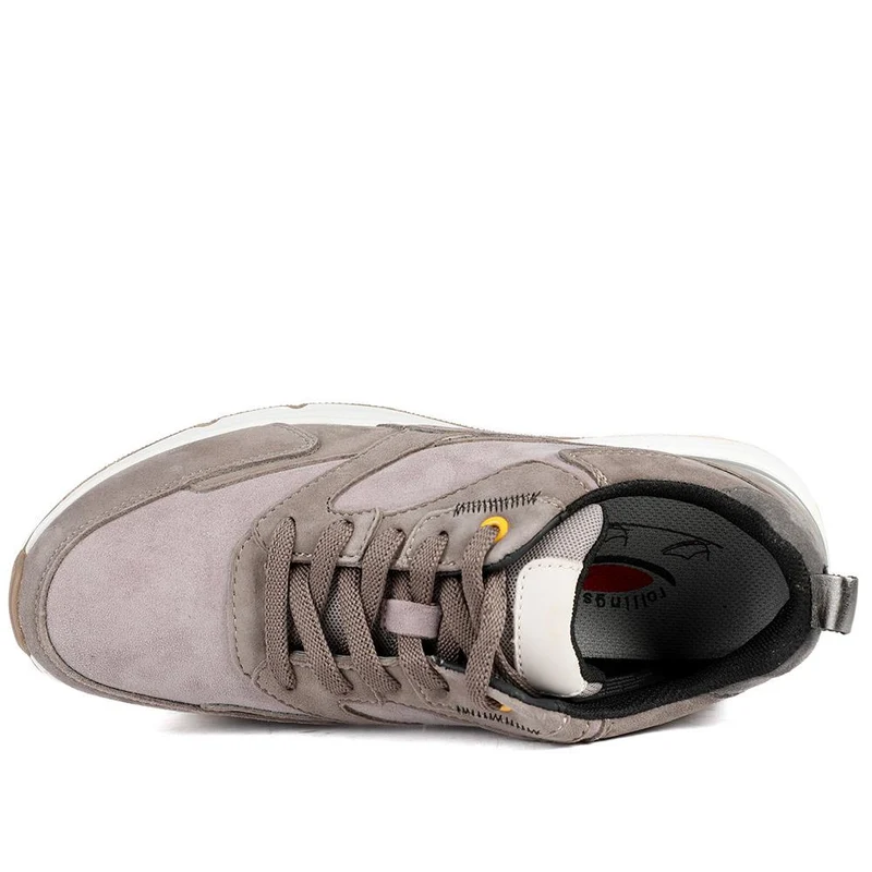 Gabor Leather Low Top Trainers - GAB42553 / 329 082 - Taupe