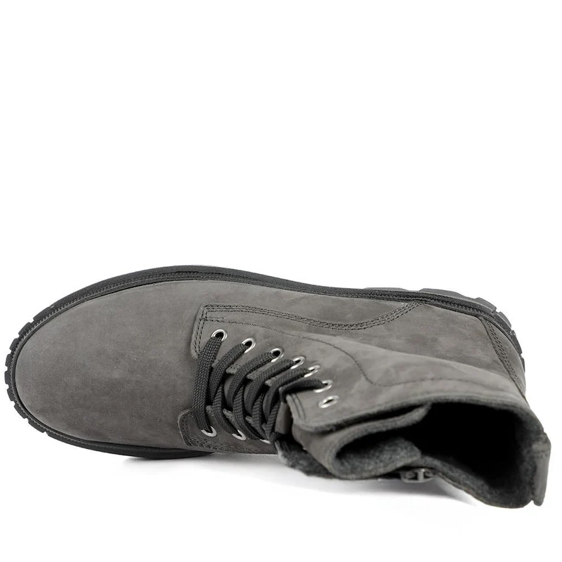 Gabor Leather Lace Up Boots - GAB42546 / 329 077 - Grey Suede