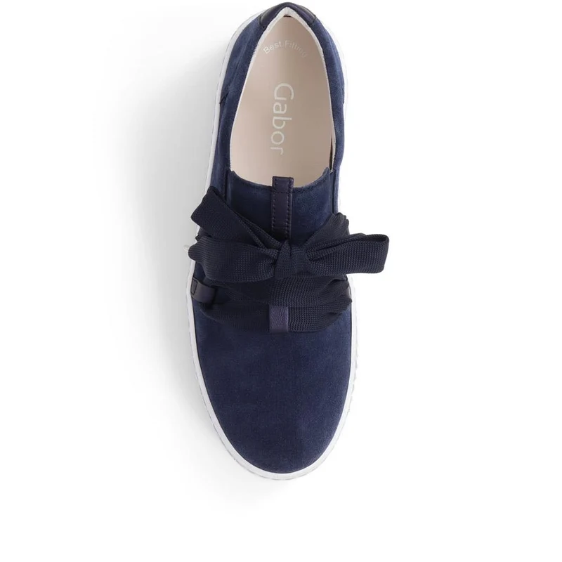 Waltz Gabor Lace-Up Trainers - GAB33506 / 319 497 - Navy