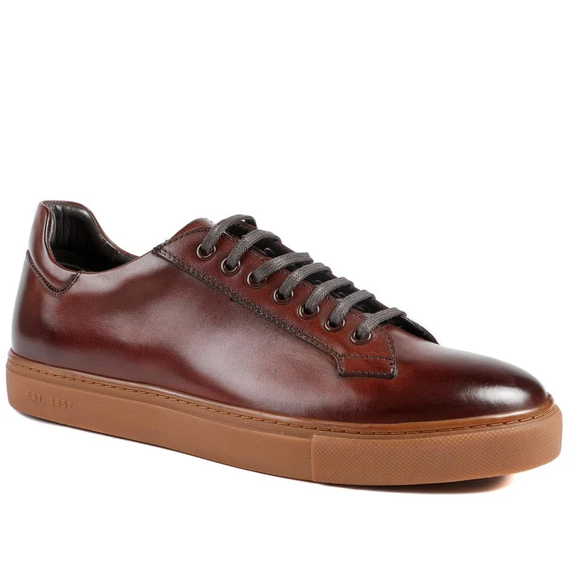 Simon Leather Men's Trainers - SIMON / 319 270 - Brown