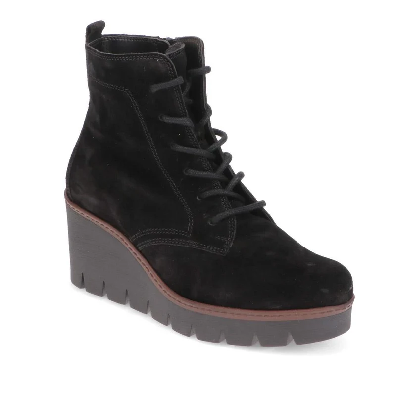 Ulrika Wedge Ankle Boots - GAB34535 / 322 106 - Black Suede