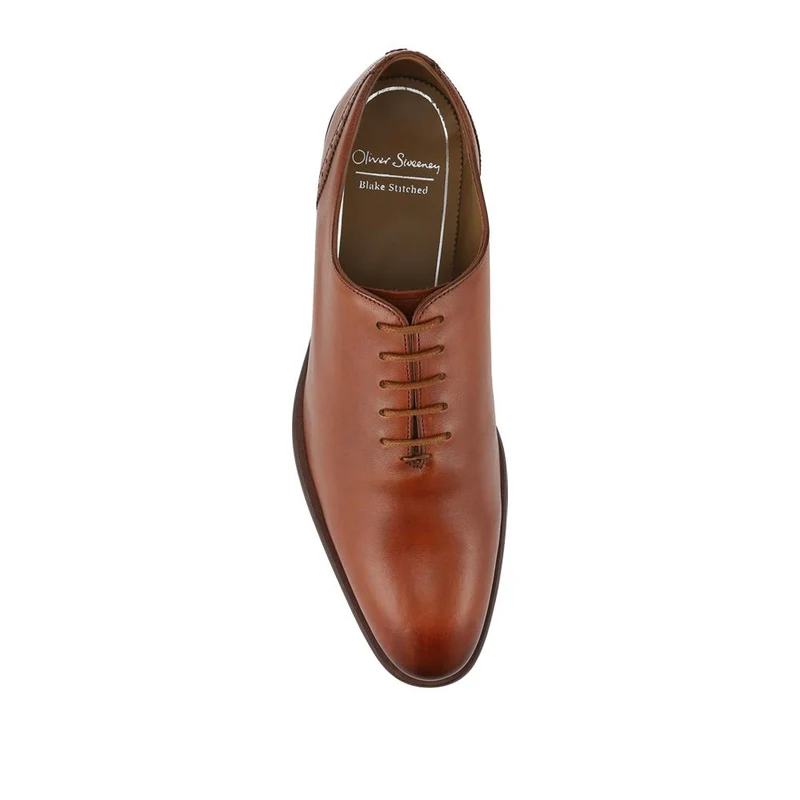 Oliver Sweeney Cropwell Polished Leather Oxfords - OLIVR42502 / 328 552 - Tan