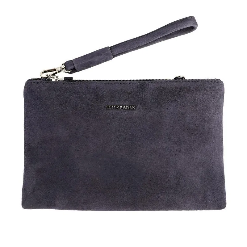 Peter Kaiser Hanover Clutch Bag - CAPRI42503 / 328 393 - Navy Suede