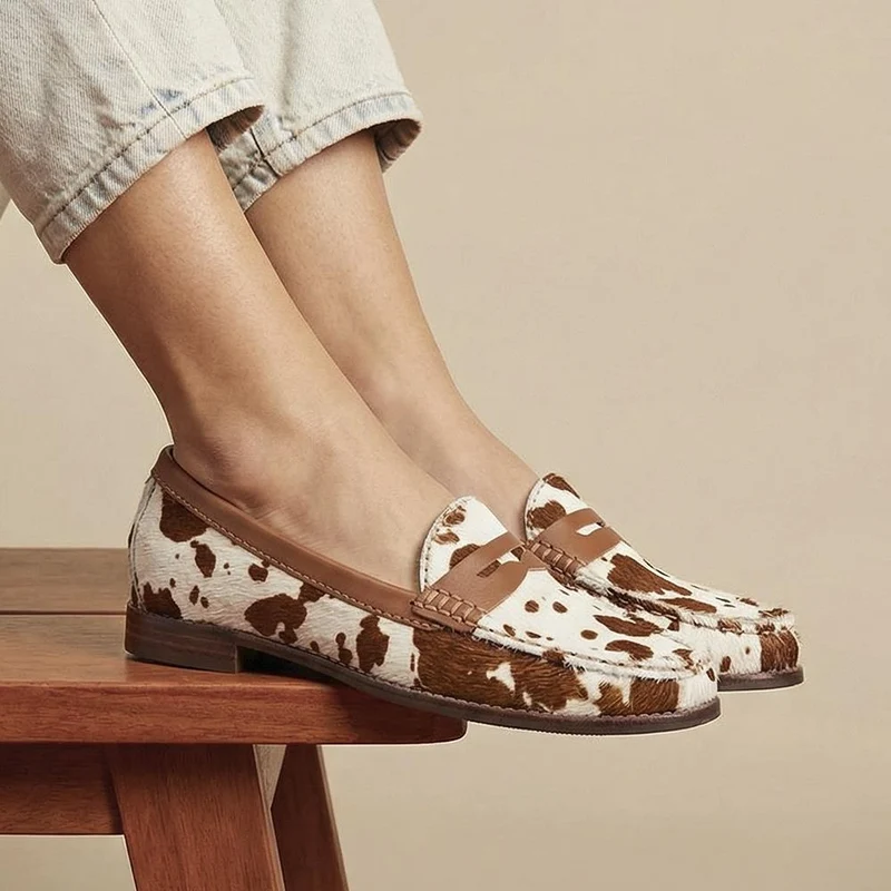 Tamsyn Smart Leather Penny Loafers - TAMSYN / 329 033 - Cow