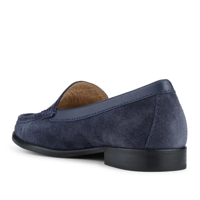 Jones 24/7 TamsynWide Leather Penny Loafers - TAMSYNWIDE / 329 035 - Navy Suede
