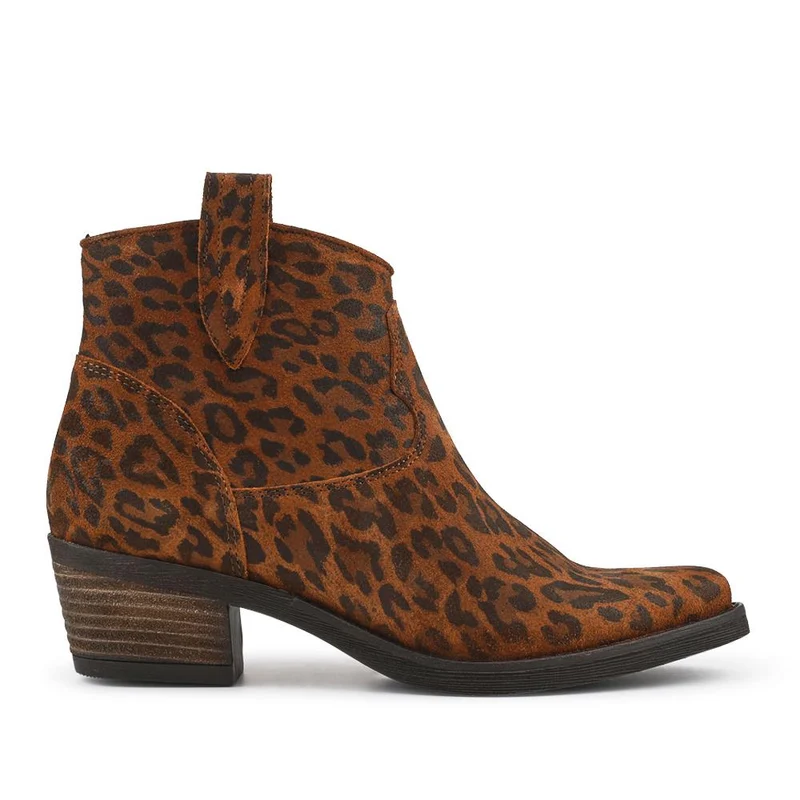 Darsy Leather Heeled Ankle Boots - DARSY / 328 215