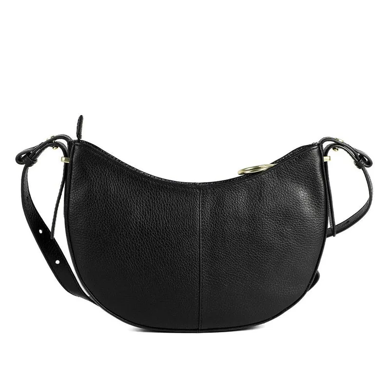 Barbour Sorrel Leather Sling Bag - BARBR42046 / 328 036 - Black