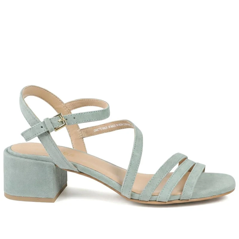 Ginette Wide-Fit Leather Sandals - GINETTEWIDE / 327 388