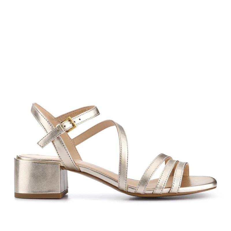 Ginette Wide-Fit Leather Sandals - GINETTEWIDE / 327 388