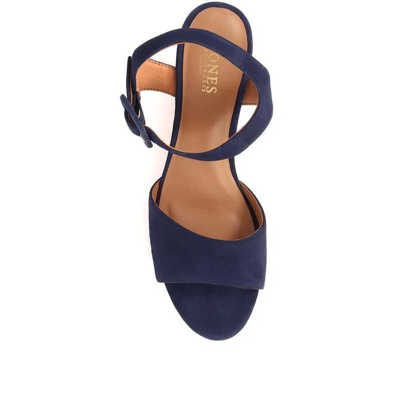 Grazina Leather Wedges - GRAZINA / 325 045 - Navy