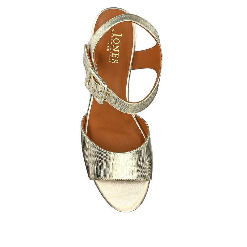 Grazina Leather Wedges - GRAZINA / 325 045 - Gold