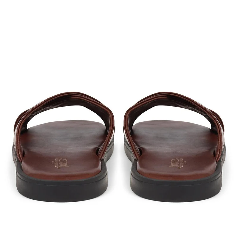 Whitehaven Leather Mules - WHITEHAVEN / 325 005 - Dark Brown