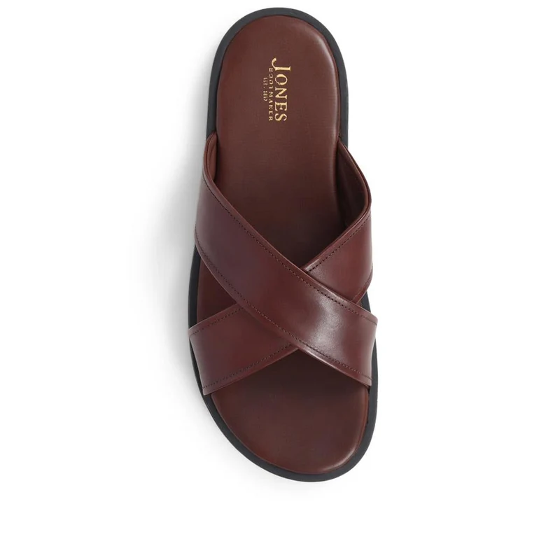 Whitehaven Leather Mules - WHITEHAVEN / 325 005 - Dark Brown