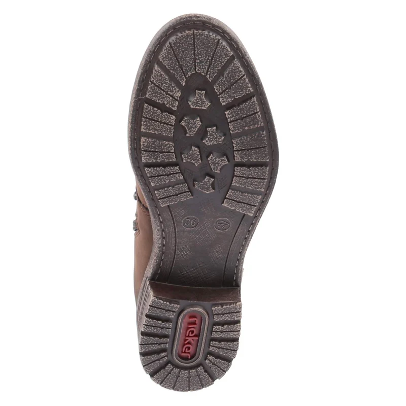 Schnürstiefeletten Braun