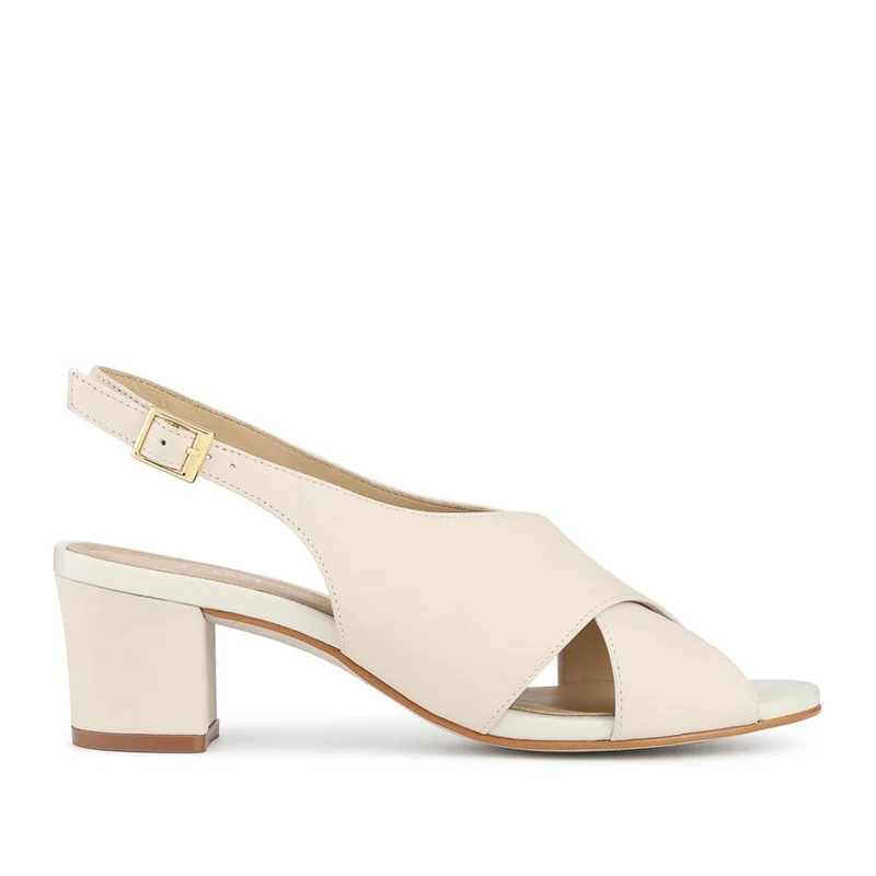Geenah Smart Leather Slingback Sandals - GEENAH / 329 037