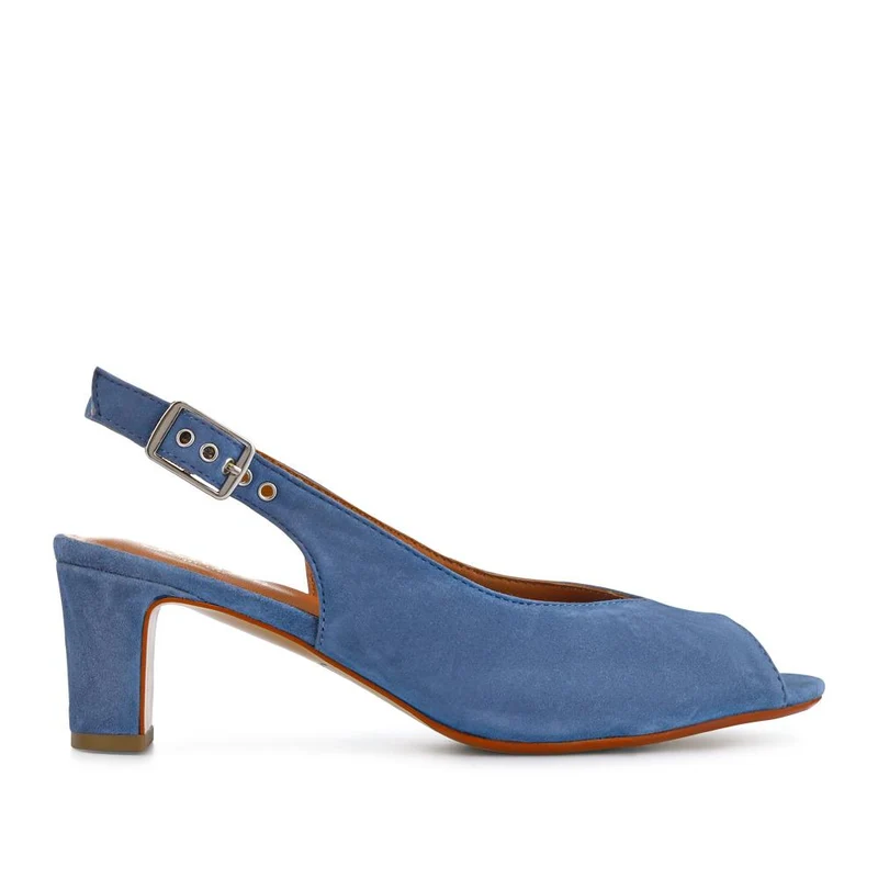 Xiomara Leather Slingback Court Shoes - XIOMARA / 327 552