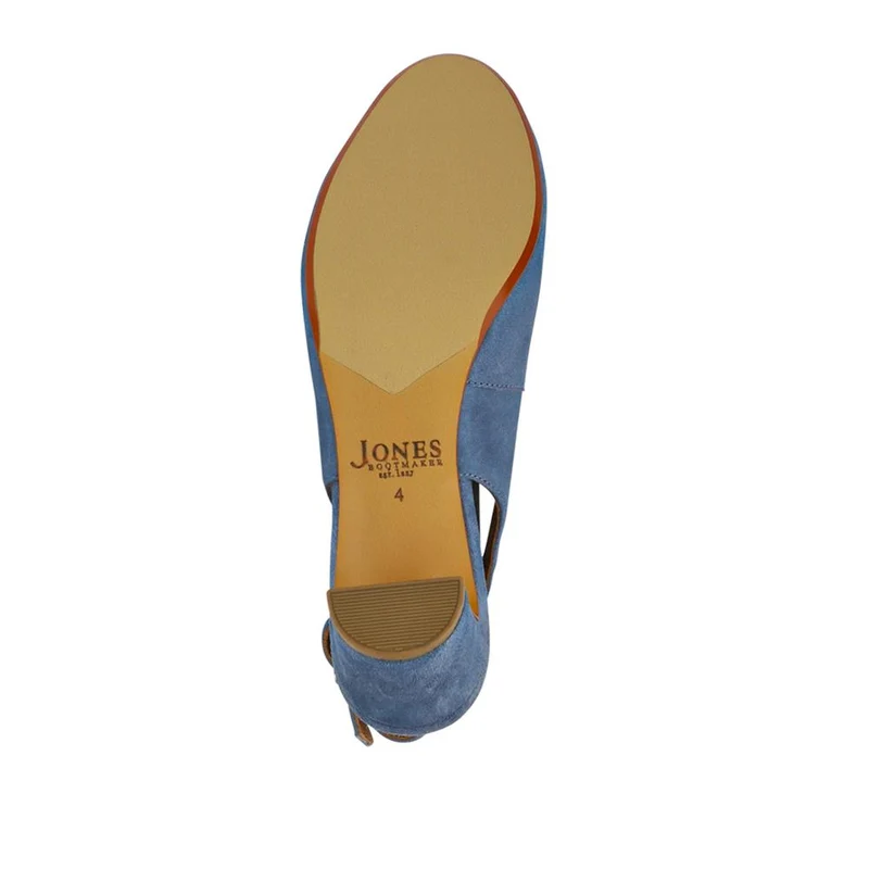 Xiomara Leather Slingback Court Shoes - XIOMARA / 327 552 - Powder Blue