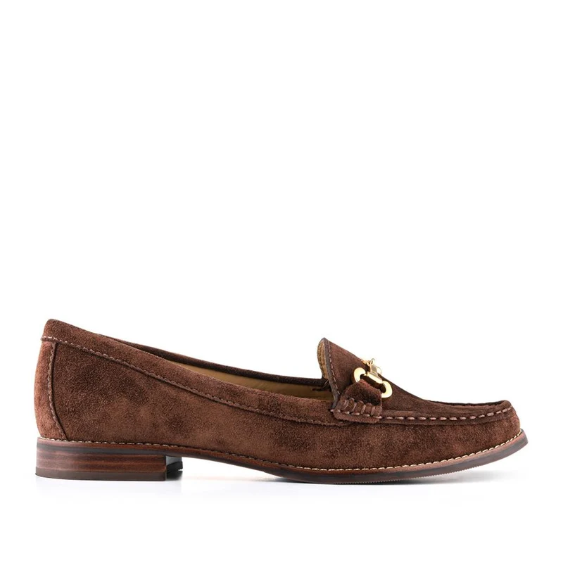 Lex Wide-Fit Suede Loafers - LEXWIDE / 328 250 - Chocolate Suede