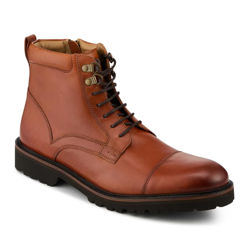 Oliver Sweeney Runcorn Antiqued Leather Boots - OLIVR42507 / 328 555 - Tan