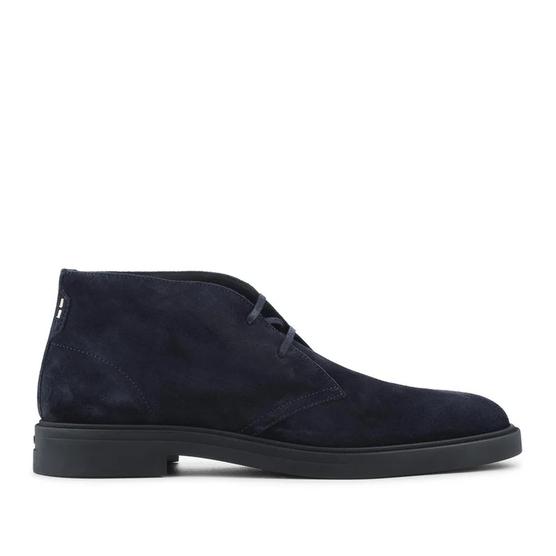 Boss Leather Chukka Boots - HUGO42507 / 327 813 - Navy