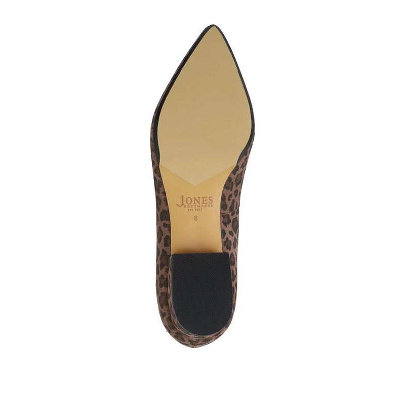 Sunstone Leather Court Shoes - SUNSTONE / 323 599 - Leopard